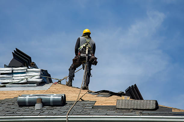 Professional Roofing technician working in Russell, GA